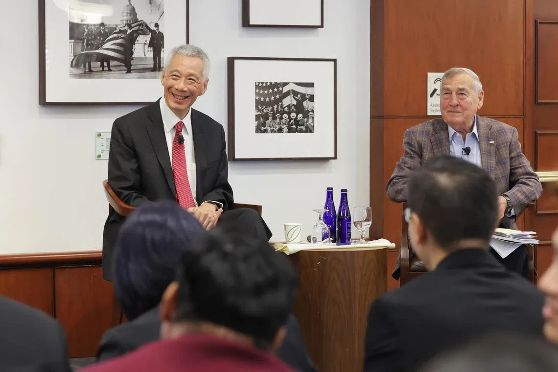 Senior Minister Lee Hsien Loong said Singapore was able to land on the right combination of politics and policy.