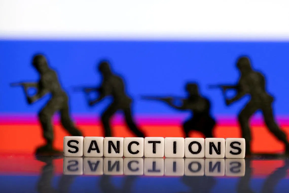 The EU’s penalties are the 10th round of sanctions aimed at undercutting Russia’s finances and military supplies.