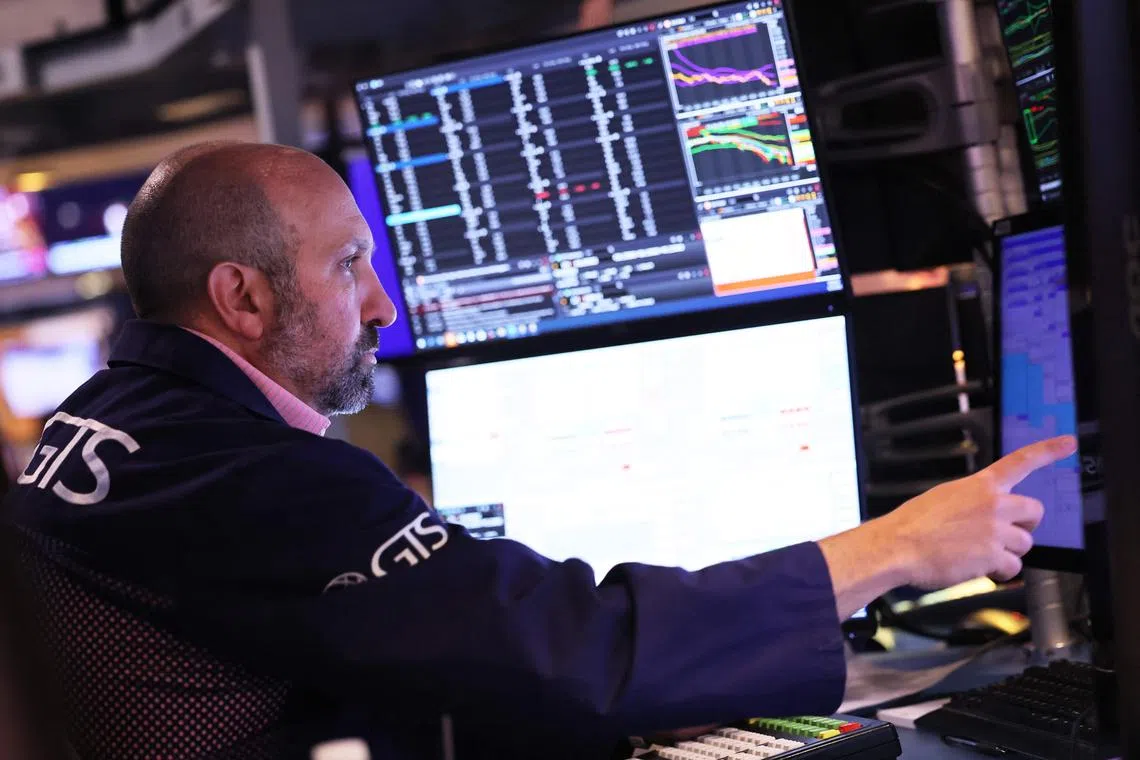 All three major stock indexes rose as investors digested news that the US central bank may need to raise interest rates further.