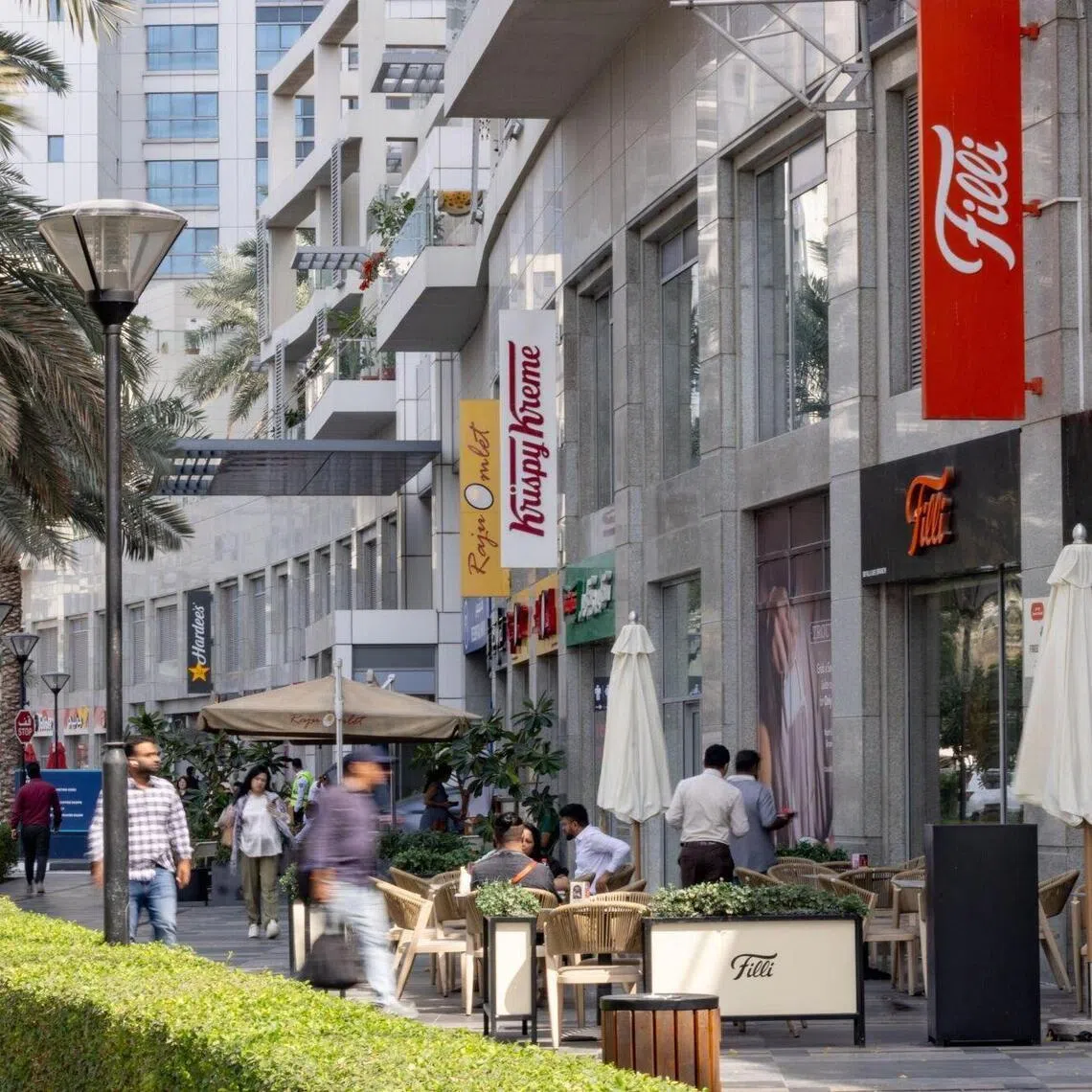 Shops and restaurants are open in Dubai and Abu Dhabi amid threats posed by drones and missiles from Iran.
