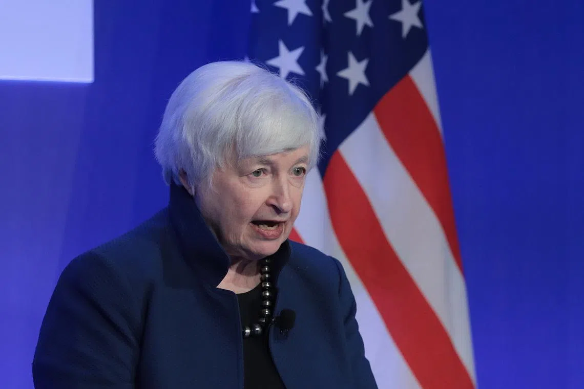 US Treasury Secretary Janet Yellen said Washington was working to deepen integration with the EU and Indo-Pacific countries.