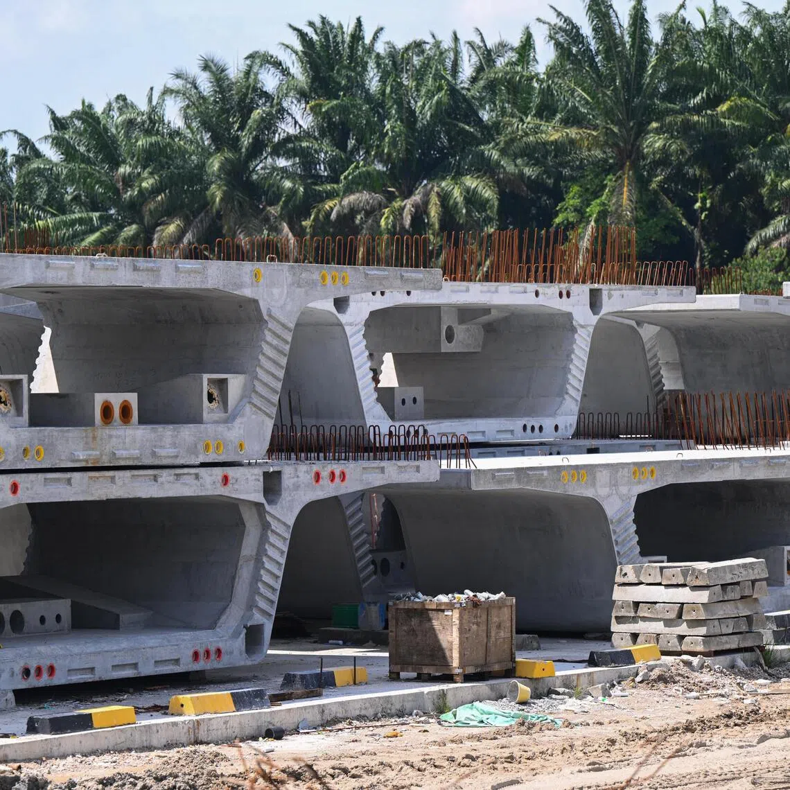 Once famed for its pineapple plantations, the Johor town Pekan Nanas is full of precast components that make its way across the Causeway to Singapore's glitzy buildings.