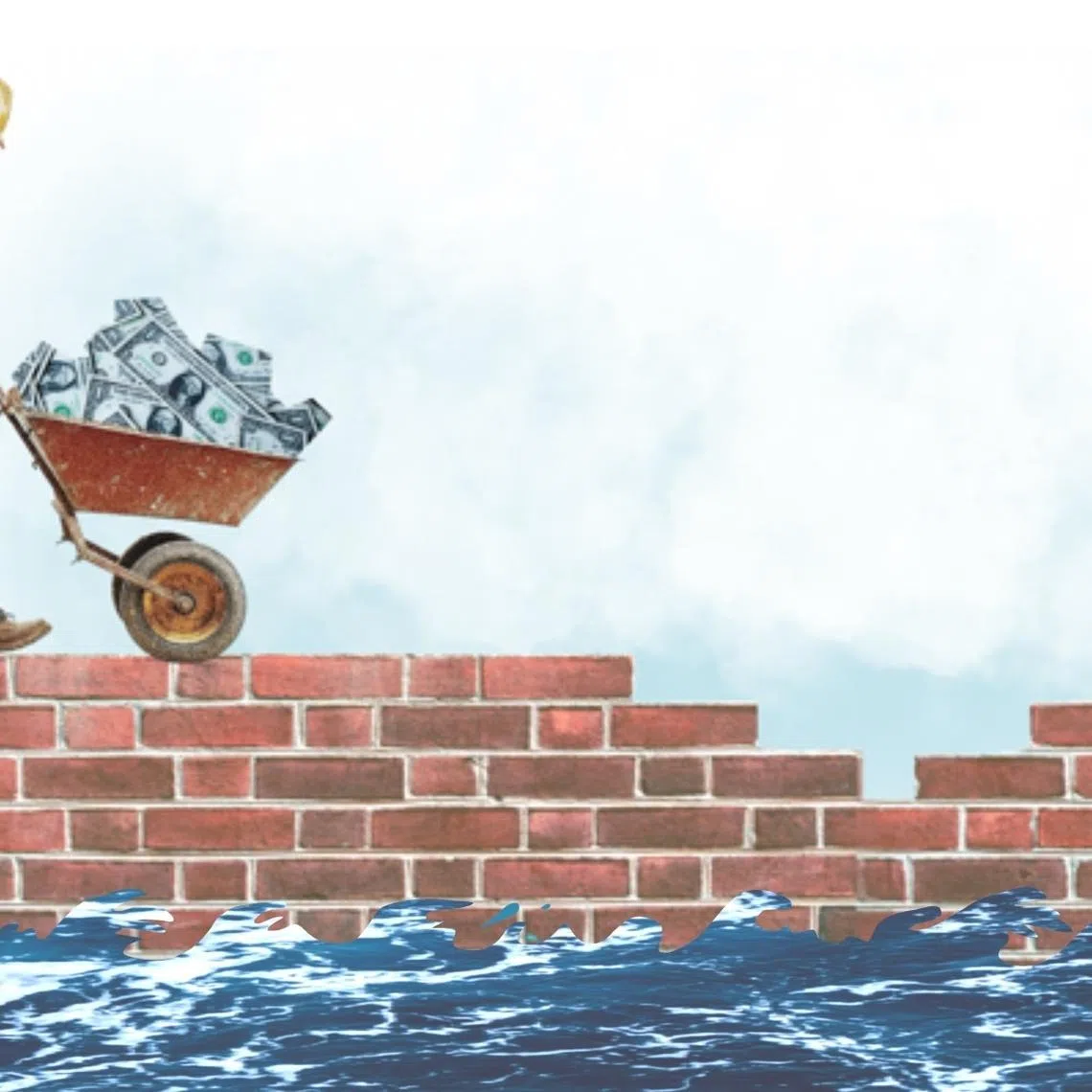 To protect itself from rising sea levels alone, Singapore estimates that it must spend $100 billion over the long-term. 