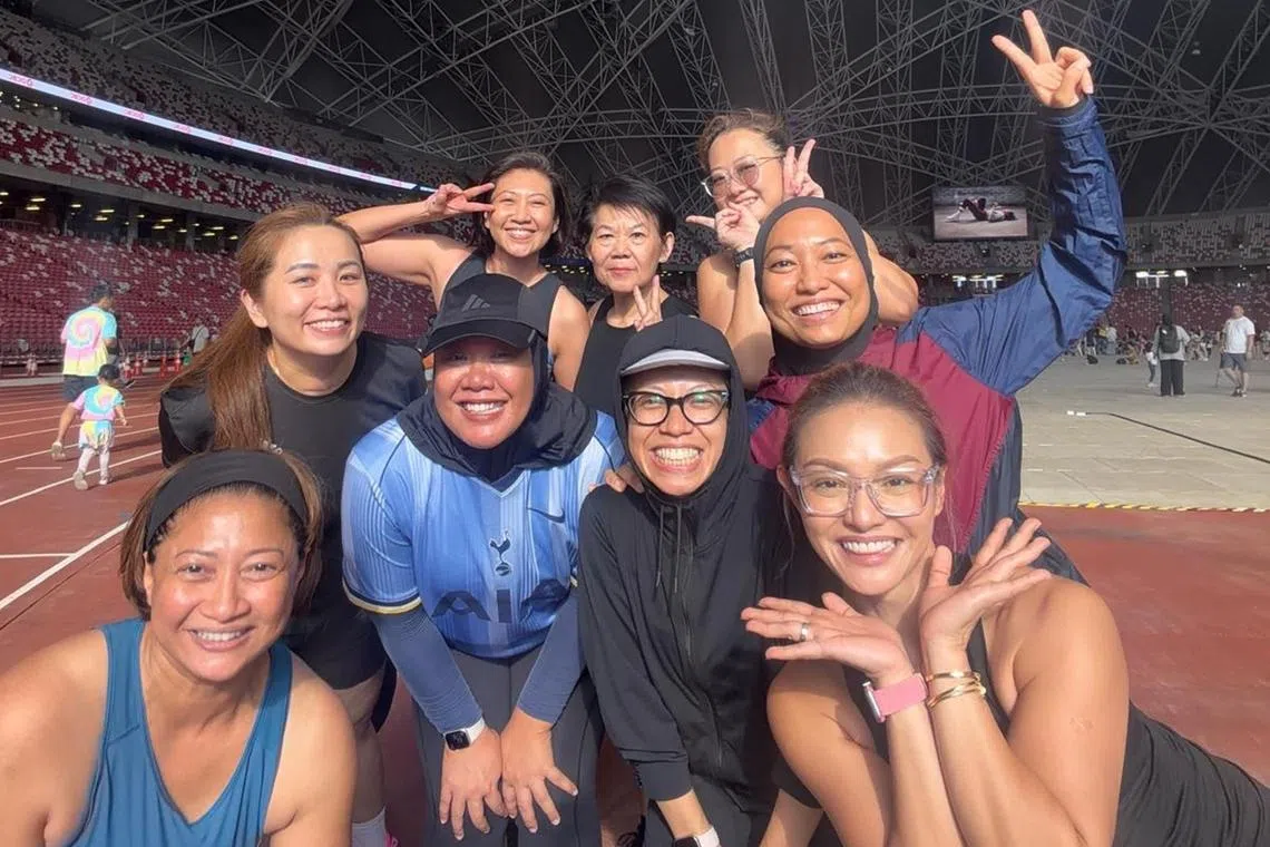 Singapore actress-host Sharon Ismail joined run club for people who hate running