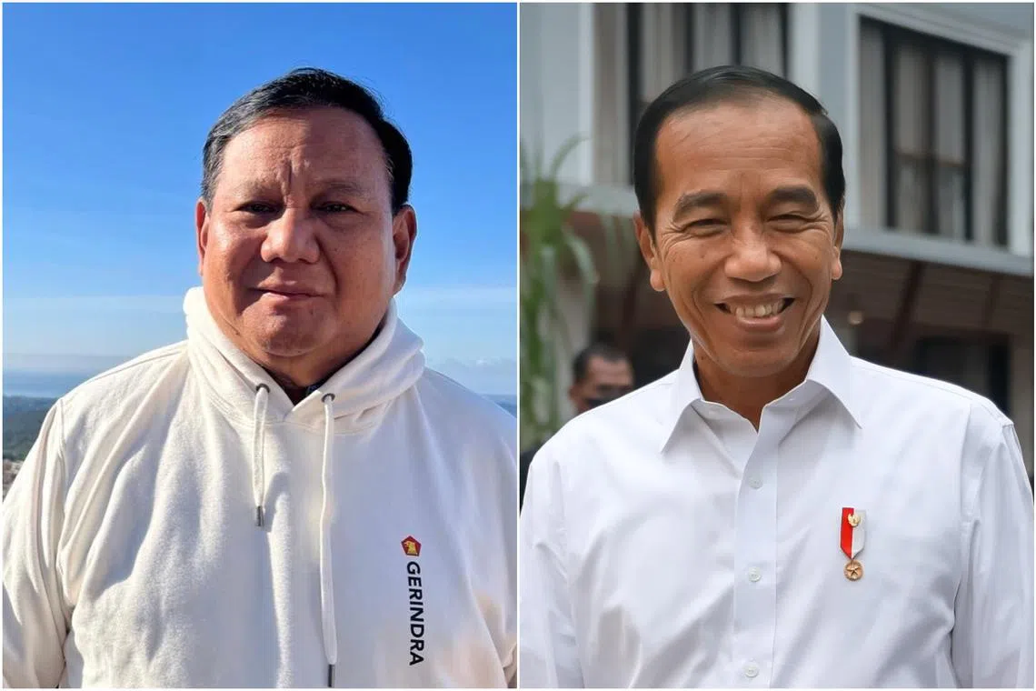 Defence Minister Prabowo Subianto (left) lost to Mr Joko Widodo in the 2014 presidential race.