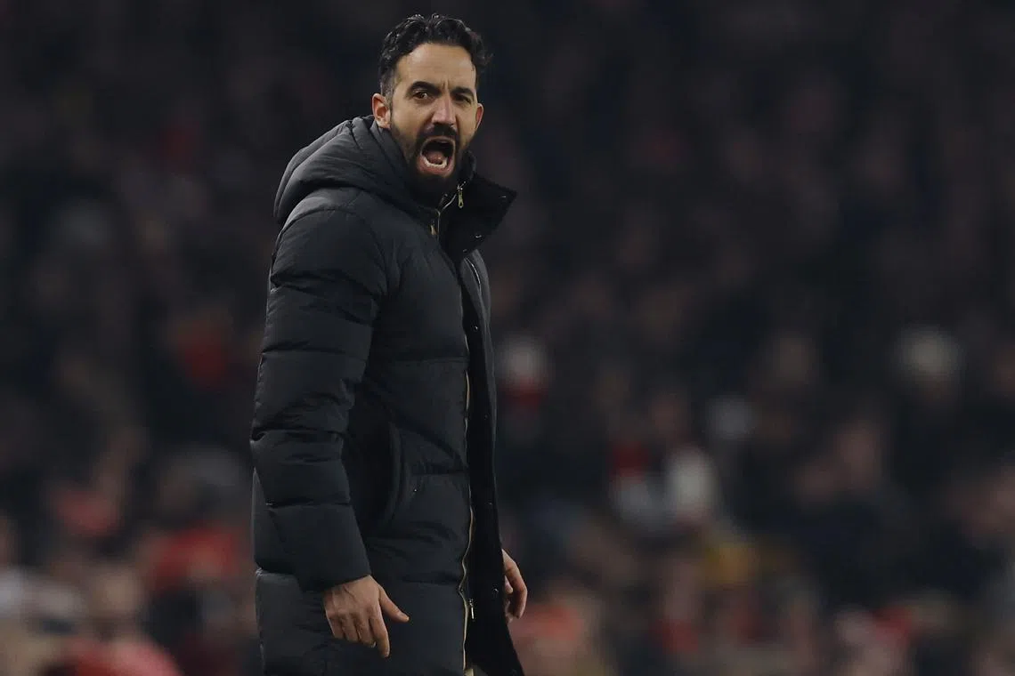 Soccer Football - FA Cup - Third Round - Arsenal v Manchester United - Emirates Stadium, London, Britain - January 12, 2025 Manchester United manager Ruben Amorim Action Images via Reuters/Andrew Couldridge