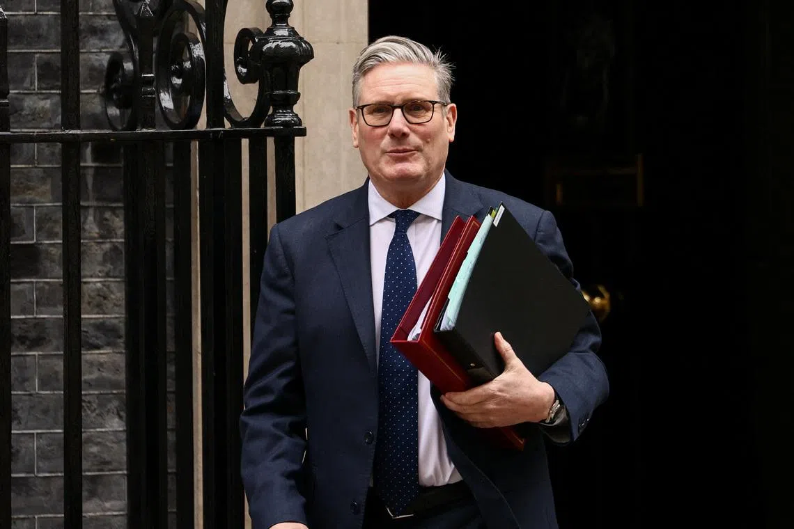 British Prime Minister Keir Starmer walks outside 10 Downing Street in London, Britain, March 4, 2026. REUTERS/Jack Taylor