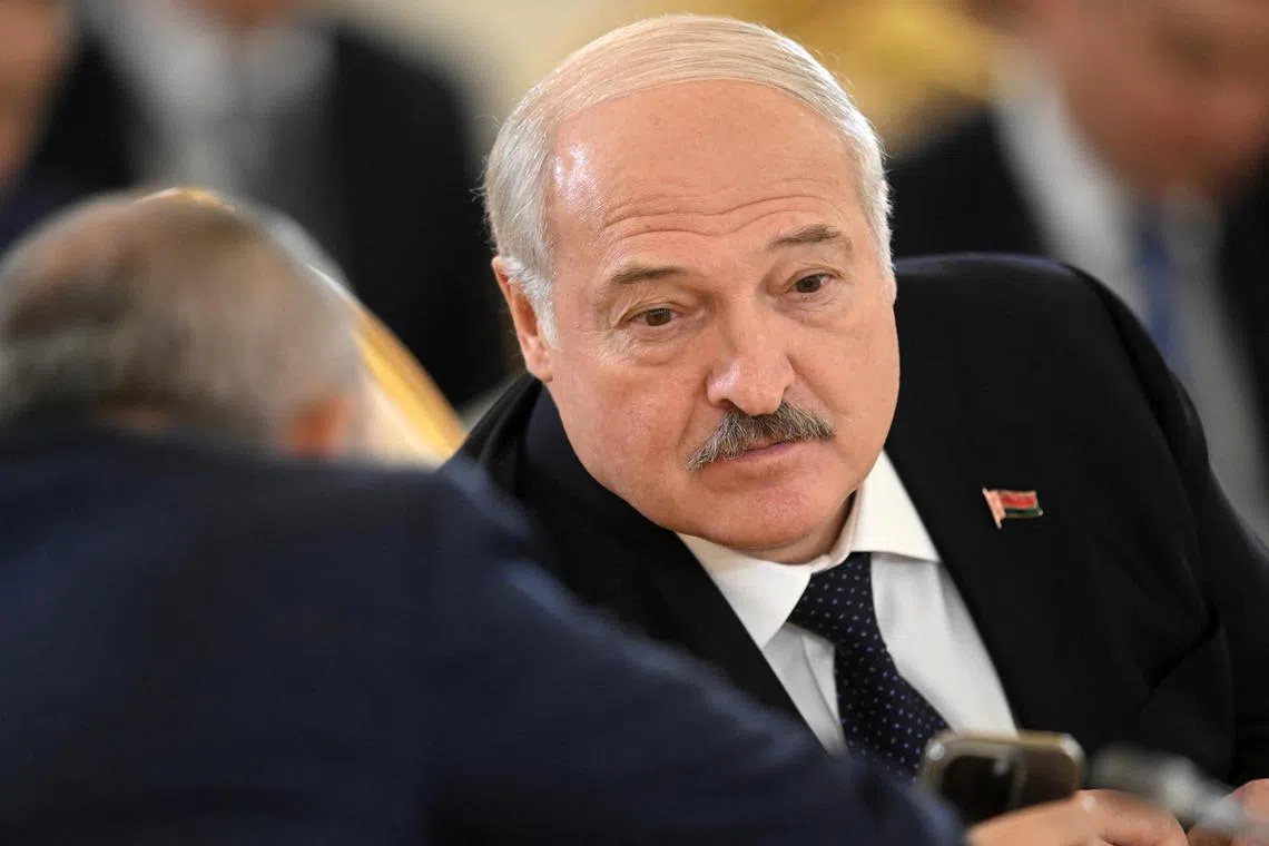 Belarus' President Alexander Lukashenko told reporters in Moscow that the weapons are already on the way.