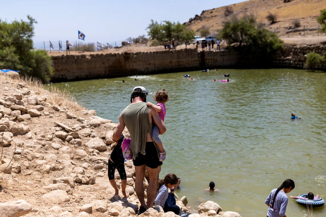 Israeli settlers divert Palestinian water to fill West Bank pool