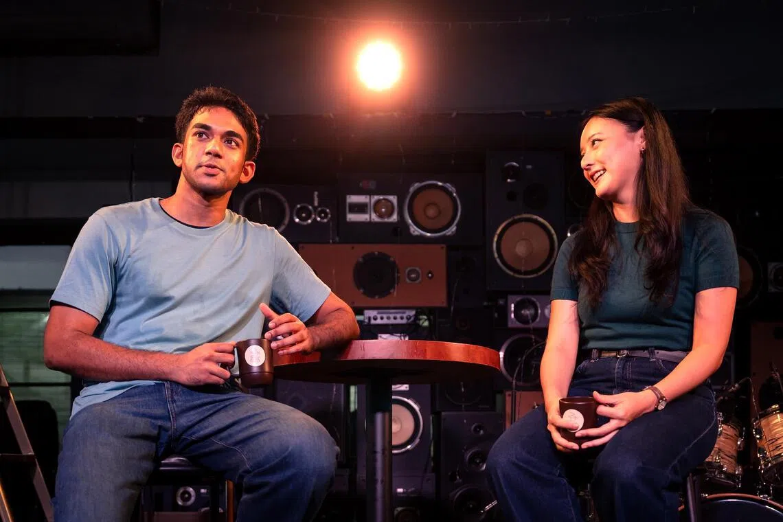 shglass04 - Gateway Arts presents The Parting Glass, written by Chris O'Connor and adapted by Krish Natarajan, at live music bar The Blackbird.

PHOTO: GATEWAY ARTS