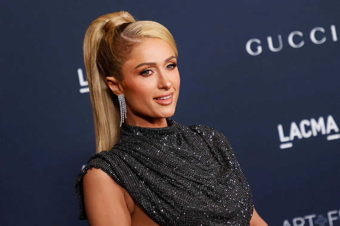 Socialite Paris Hilton welcomed a newborn son via surrogacy, she announced in January.