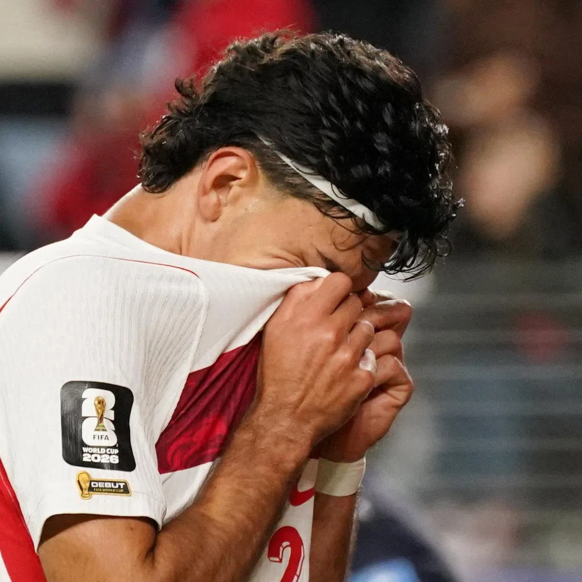Soccer Football - FIFA World Cup 2026 - Group D - Turkey v Paraguay - San Francisco Bay Area Stadium, Santa Clara, California, U.S. - June 19, 2026 Turkey's Can Uzun reacts IMAGN IMAGES via Reuters/David Gonzales