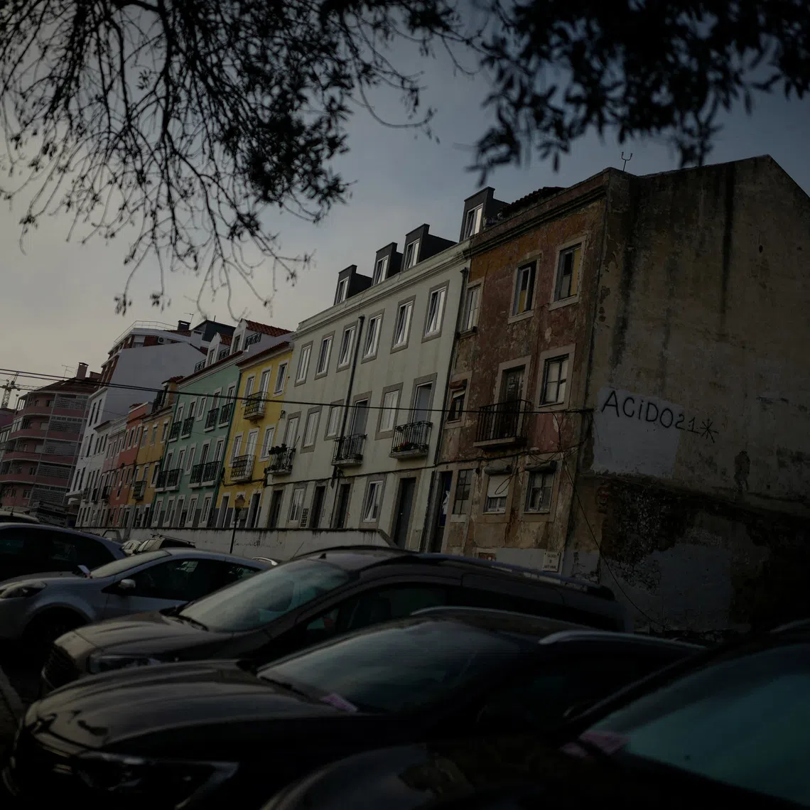 FILE PHOTO: A street is seen in Lisbon, Portugal, October 11, 2023. REUTERS/Pedro Nunes/File Photo