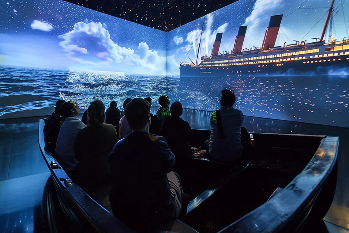 Visitors can relive the experience of passengers of the Titanic in an exhibition in Singapore in August.