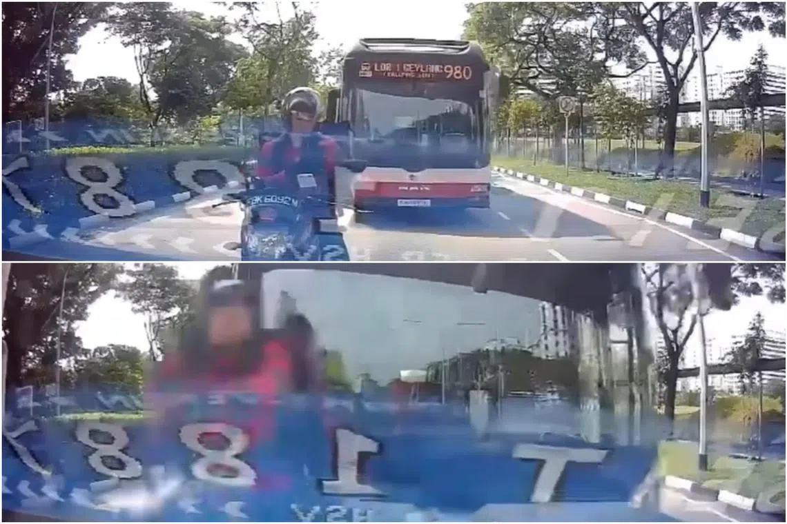 The SCDF said they were alerted to an accident at the junction of Sembawang Way and Canberra Road at around 10.30am on Monday.