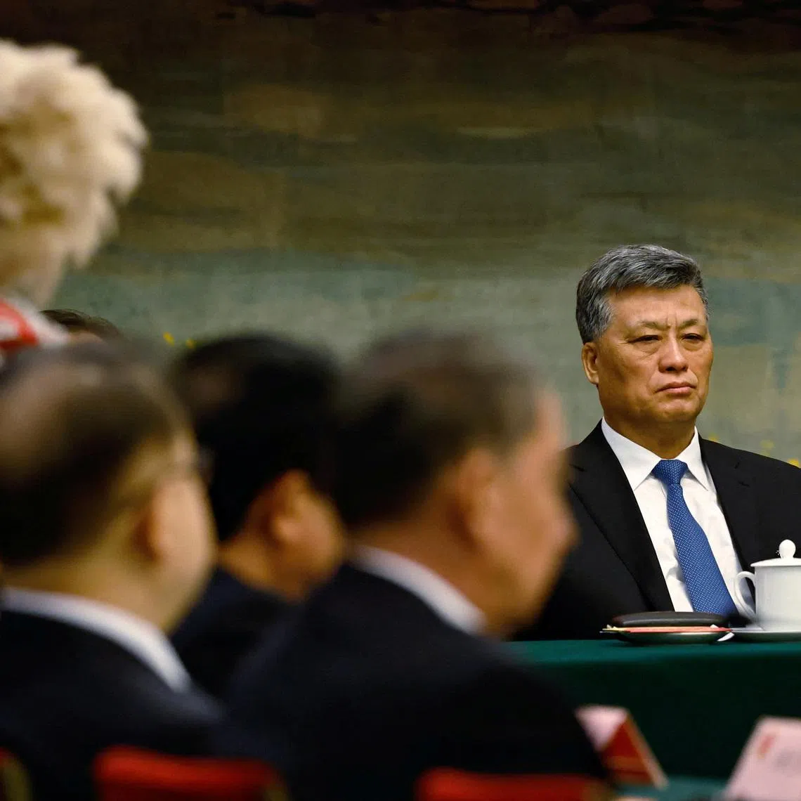 Xinjiang Party Secretary Ma Xingrui attends the Xinjiang delegation meeting during the National People's Congress (NPC) at the Great Hall of the People in Beijing, China March 7, 2025. REUTERS/Tingshu Wang