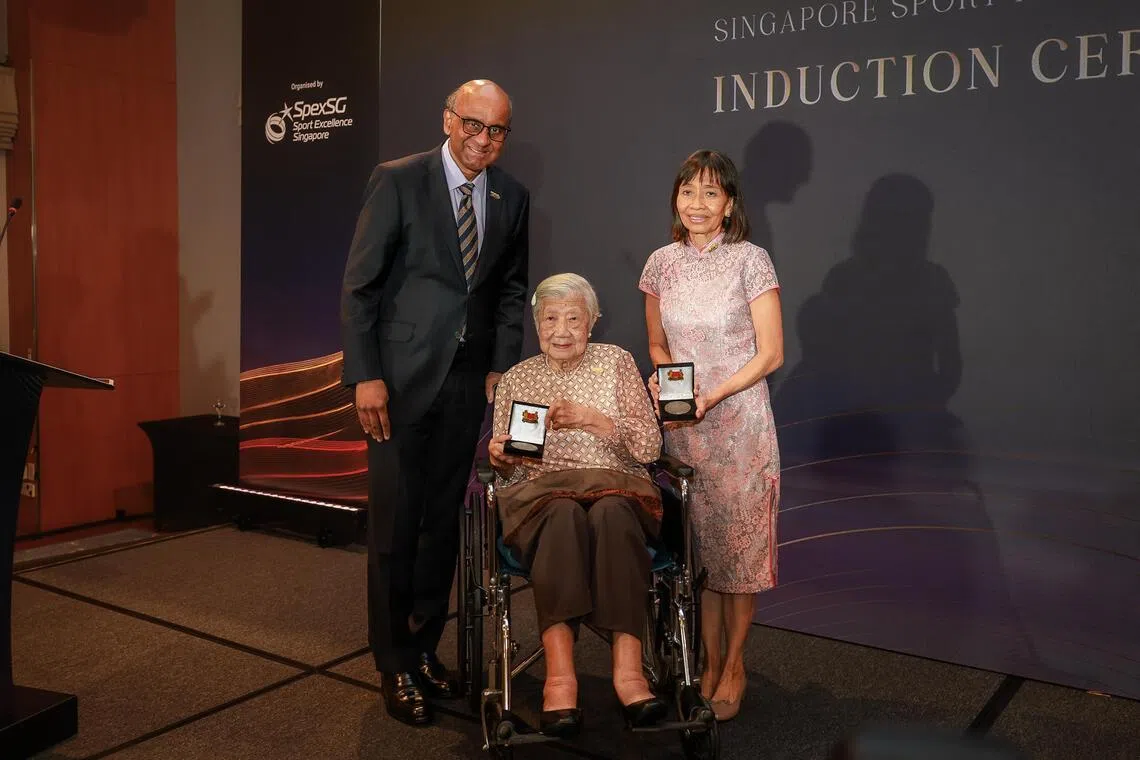 Former Olympians Tang Pui Wah, Tay Chin Joo inducted into Singapore Sport Hall of Fame