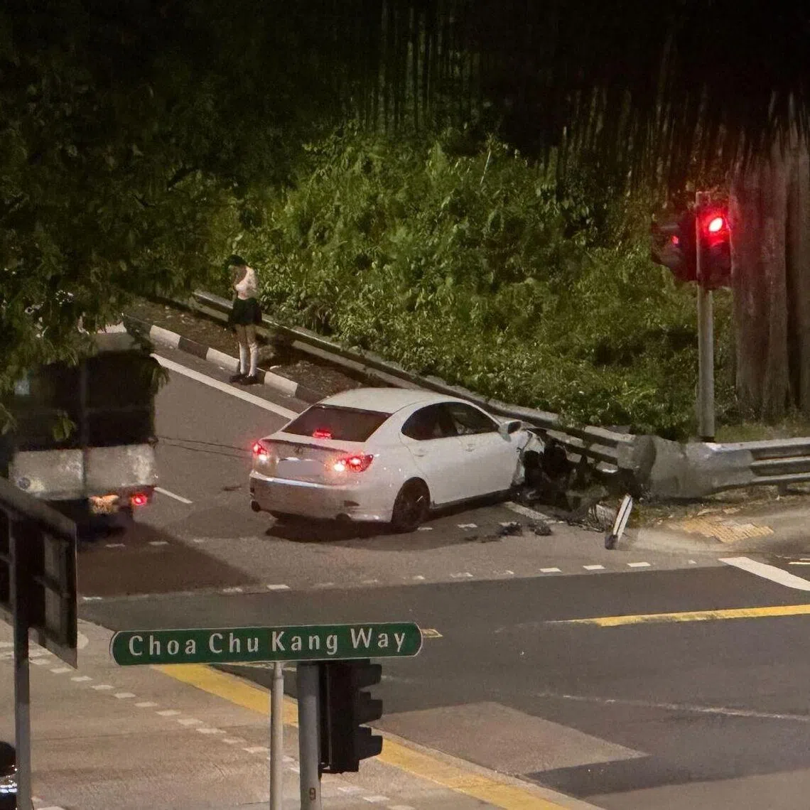 A 25-year-old man was arrested for drink-driving and police investigations are ongoing.