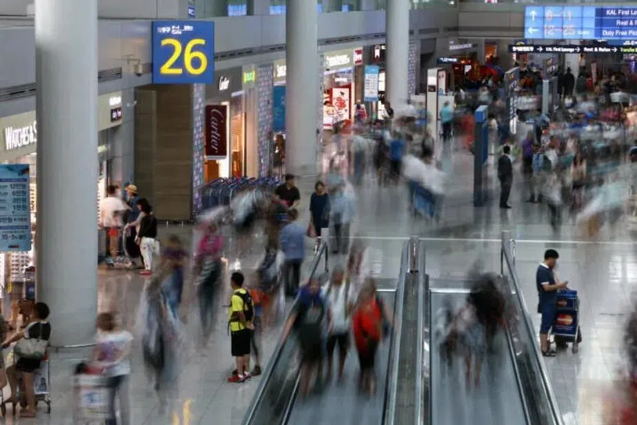 South Korea’s Incheon Airport puts up fence after queue-jumping incidents