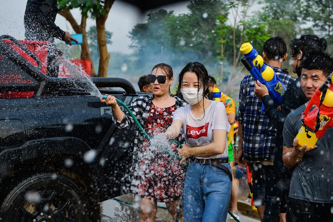 Songkran, the Thai traditional new year, falls on April 13.