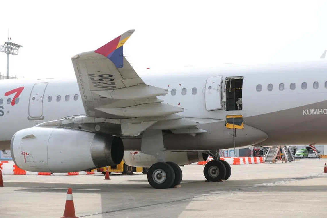 Earlier in May, a passenger opened the emergency door of an Asiana Airlines plane right before landing at Daegu International Airport.