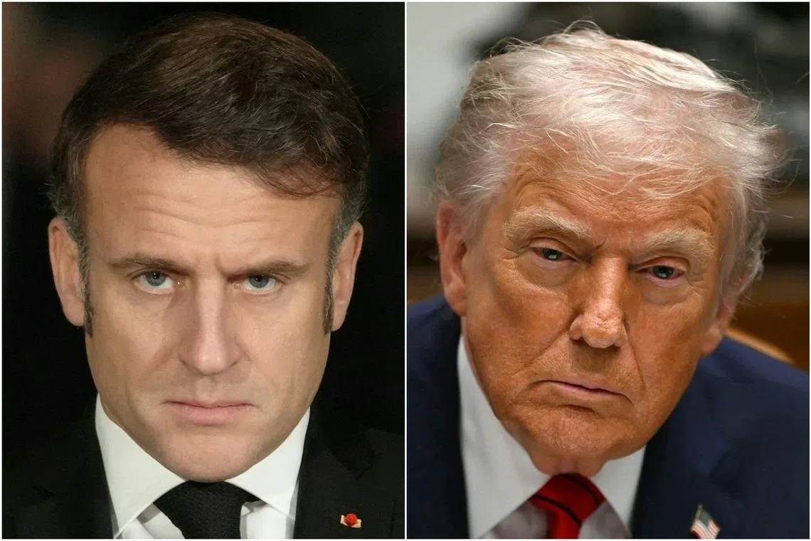 Macron snaps back at Trump, reflecting Europe’s growing anger over Iran war