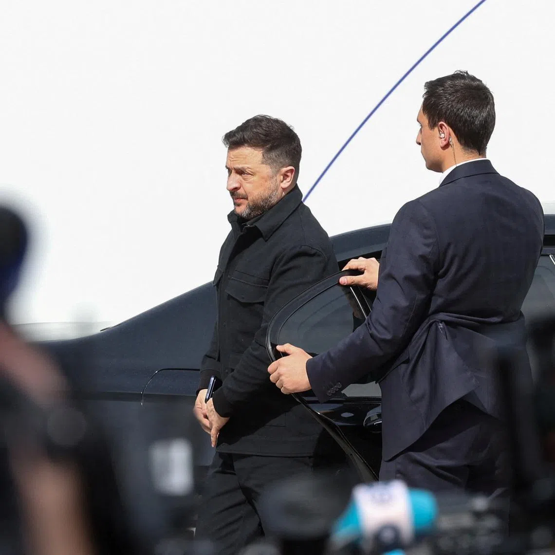 FILE PHOTO: Ukrainian President Volodymyr Zelenskiy arrives for the European Political Community summit in Yerevan, Armenia, May 4, 2026. Hayk Baghdasaryan/Photolure via REUTERS/ File Photo