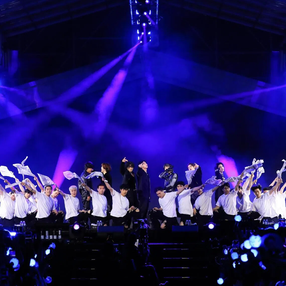 A screengrab from concert film BTS: Yet To Come In Cinemas. The South Korean boy band are making a comeback on March 20. 