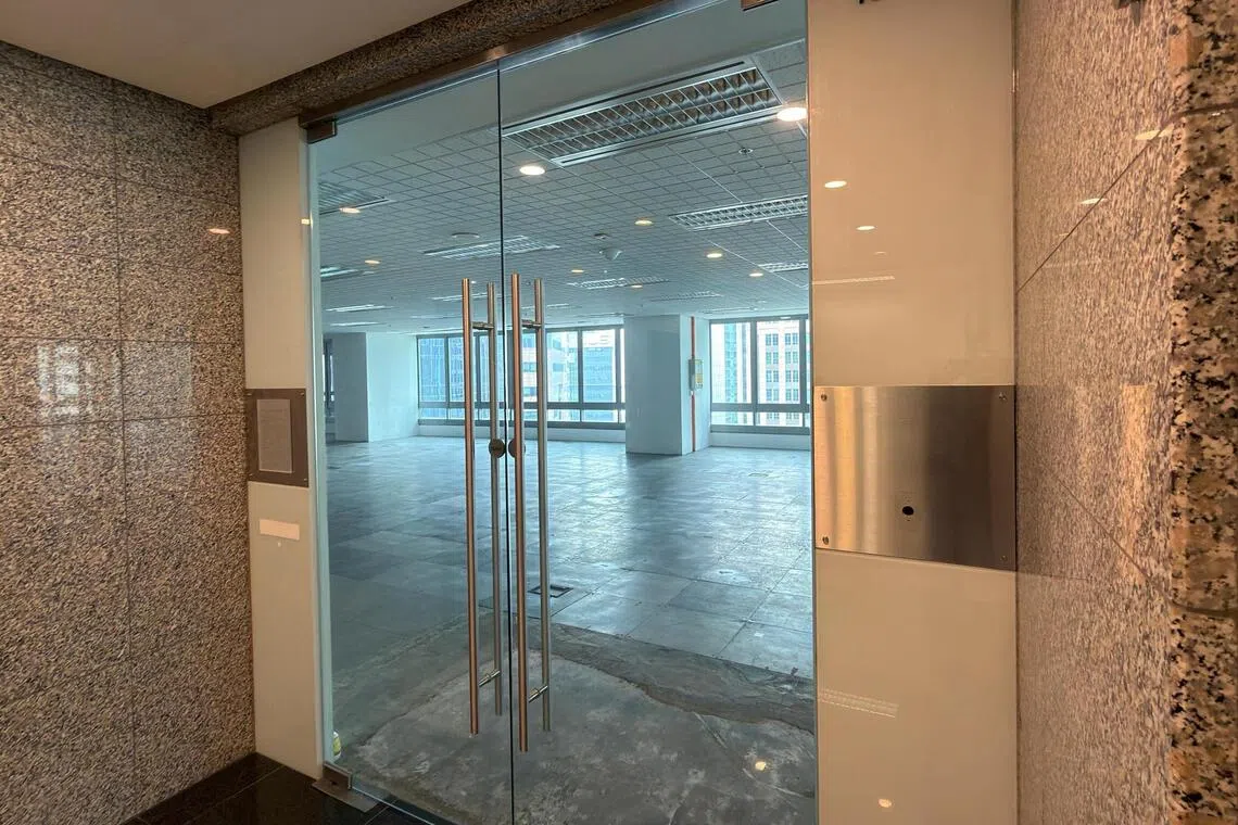 The vacant unit at 30 Cecil Street that was previously registered as Radiant World’s address.