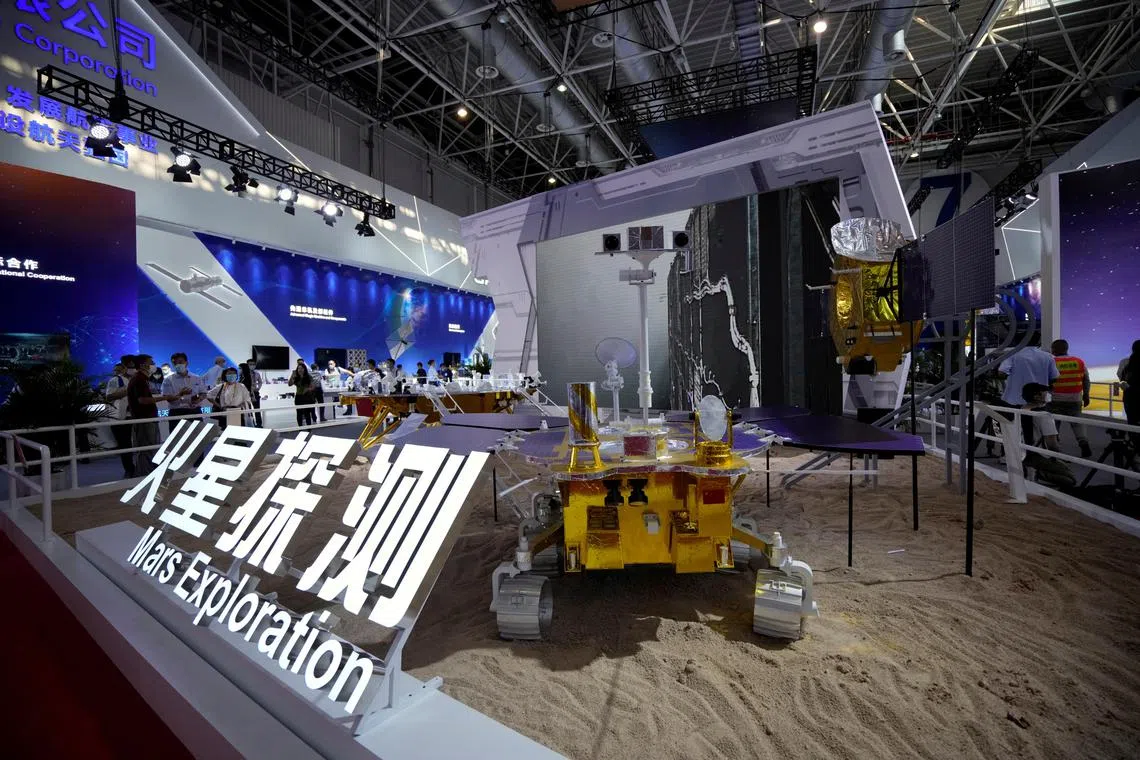 The motorised rover Zhurong was expected to have woken up in December after entering a planned sleep mode in May 2022. 