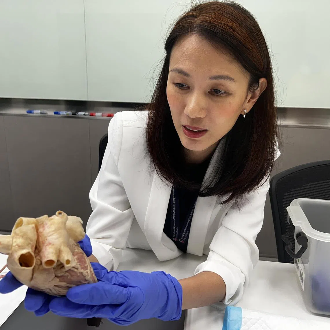 juheart - Assistant Professor at Lee Kong Chian School of Medicine, Nanyang TechnologicalUniversity, Lynn Yap led the research when she was at Duke-NUS on the transplanting of “non-beating” stem cells into the damaged heart, cutting abnormal heartbeat by half.