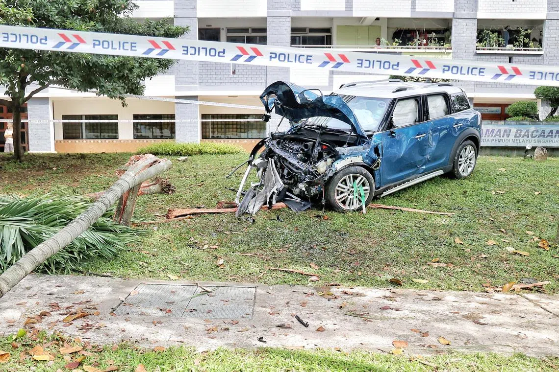 A 34-year-old man died after a traffic accident involving a car in Bedok Reservoir Road towards Kaki Bukit before Jalan Damai on Jan 12. 