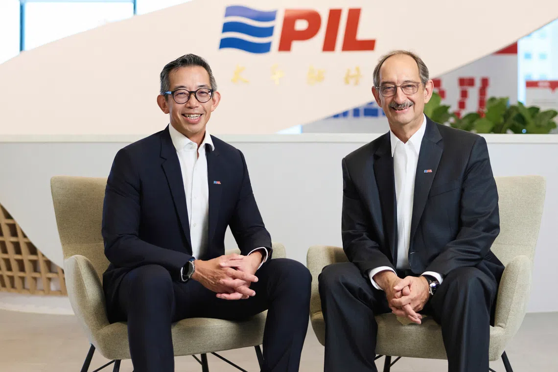 Wan Chee Foong (left), appointed deputy CEO of PIL, will succeed Lars Kastrup as CEO in April 2027.