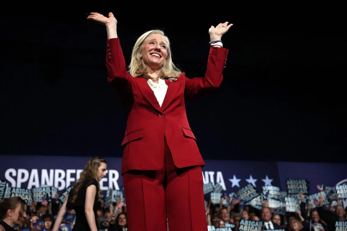 Ms Abigail Spanberger, 46, a former congresswoman and CIA officer, will be the first woman to serve as Virginia’s governor.