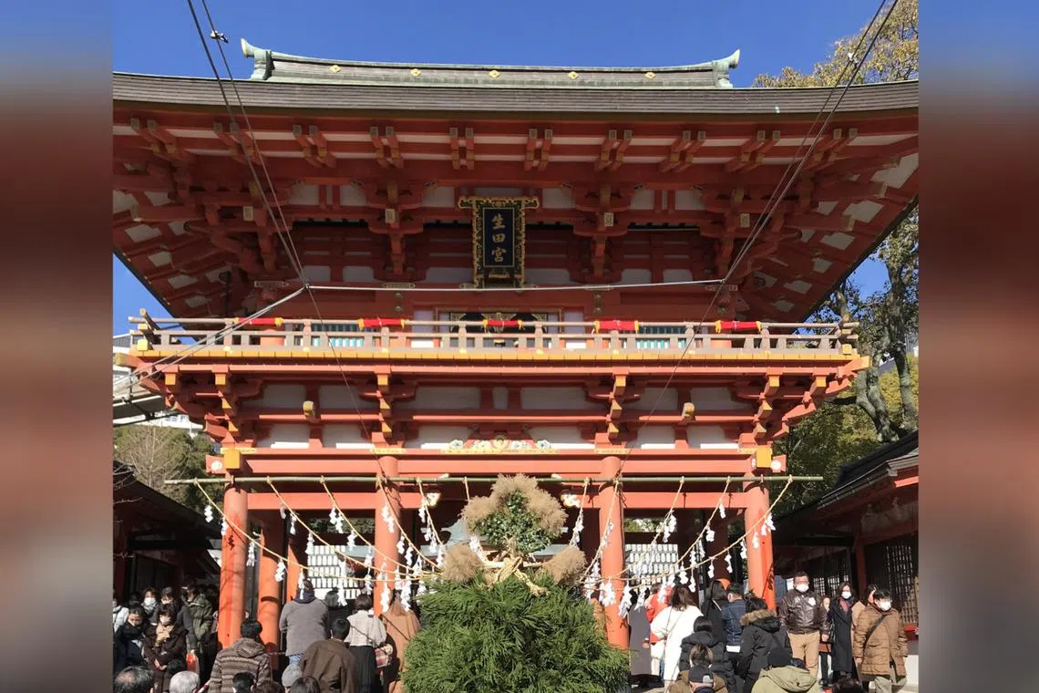 Hatsumode, or the first shrine visit of the year, is meant to give thanks for the previous year and pray for good fortune in the next.