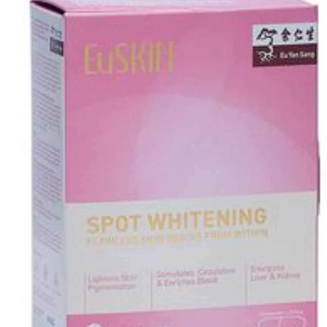 The affected products are (clockwise from left) Spot Whitening capsules, Prostate Guard and Vitality Plus.