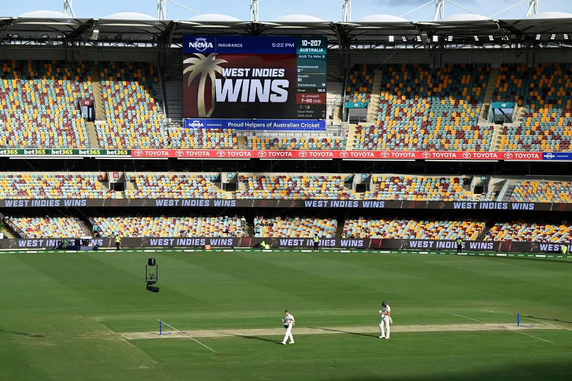 The Gabba, in downtown Brisbane, was built in 1895 and was last redeveloped in 2005.