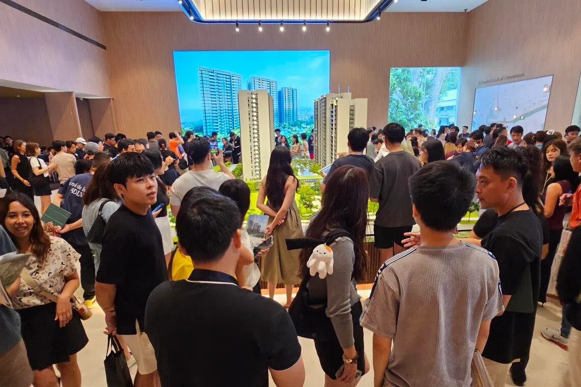 At Sim Lian’s Emerald of Katong, which launched in November 2024, agents bought 173 of 846 available units, about 20 per cent of the project.