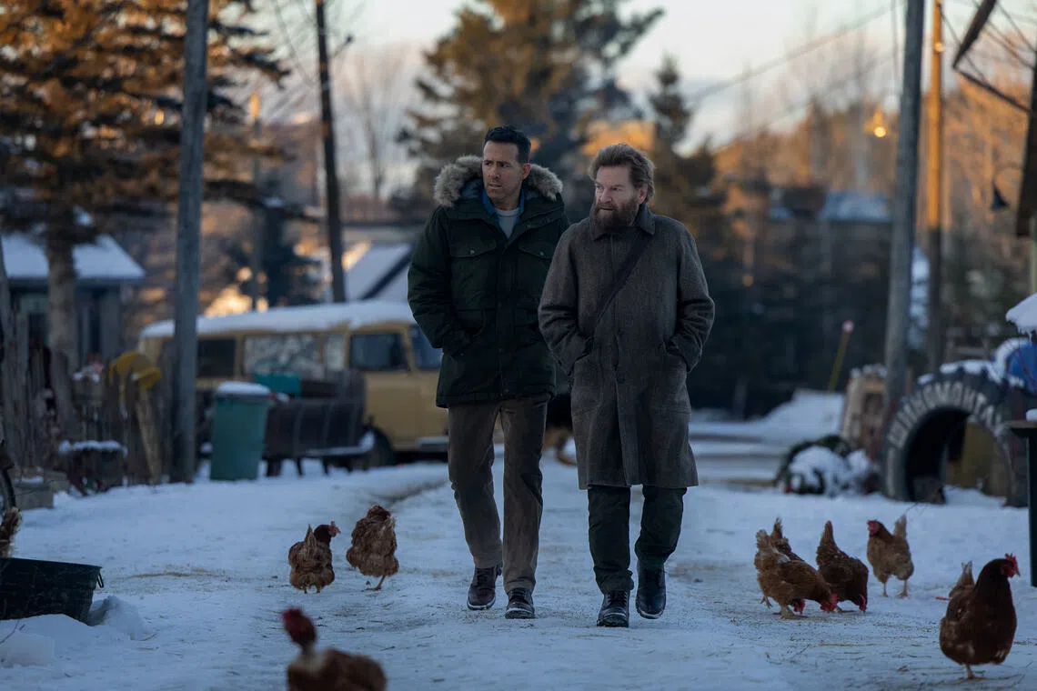 Kenneth Branagh (right) and Ryan Reynolds star in the film Mayday.