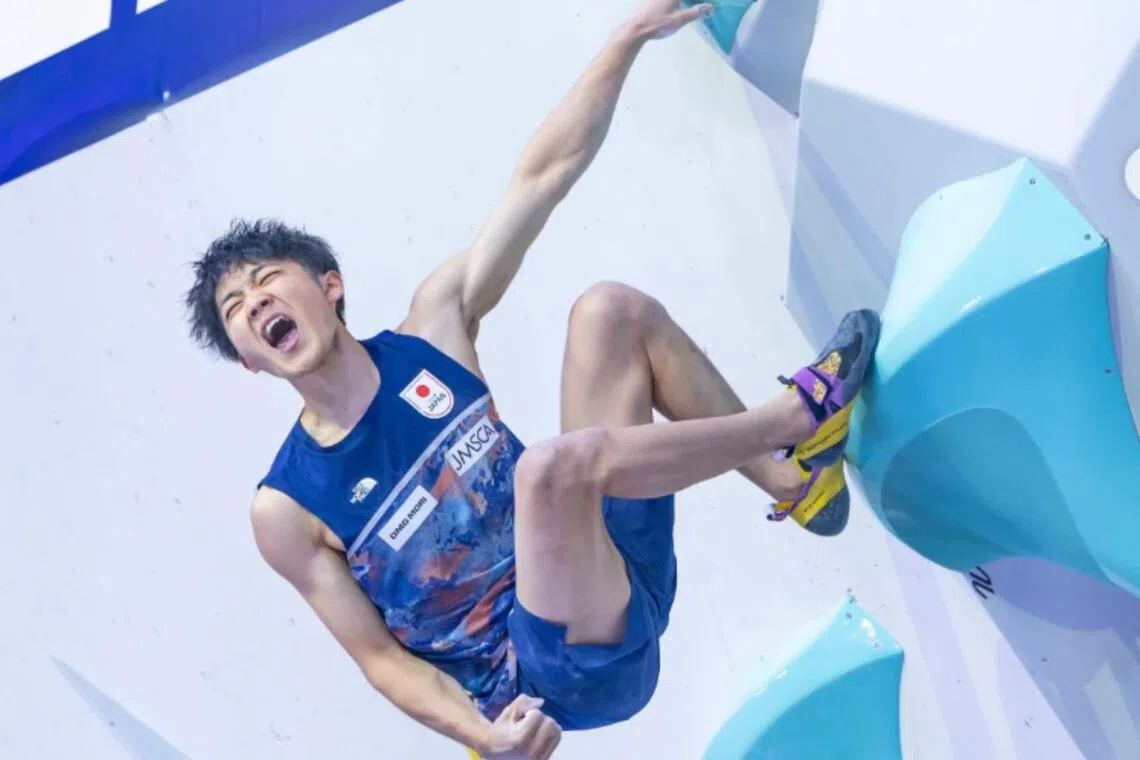 Anraku won on his Asian Games debut in 2023 when boulder and lead were competed in a combined format