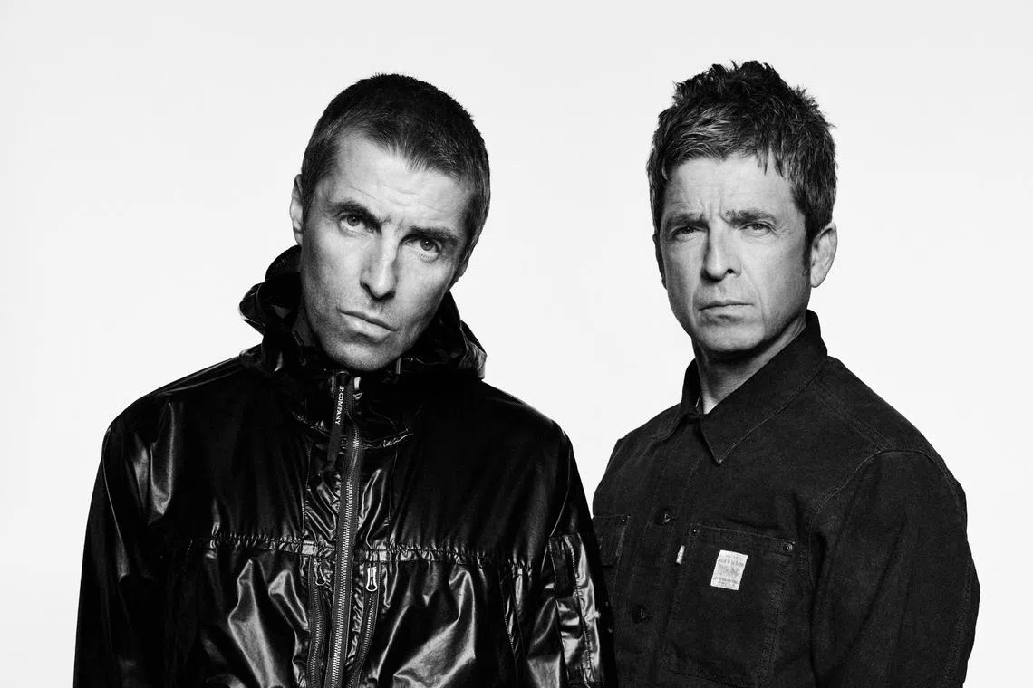 Liam Gallagher (left) and his brother Noel Gallagher have confirmed Oasis' reunion with a tour in 2025.