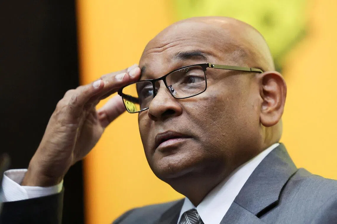 General secretary of the Asian Football Confederation, Windsor John, attending a press conference regarding an audit of the Football Association of Malaysia (FAM) and the U.S.-Israeli conflict with Iran, at Petaling Jaya, Malaysia, on  March 16, 2026.