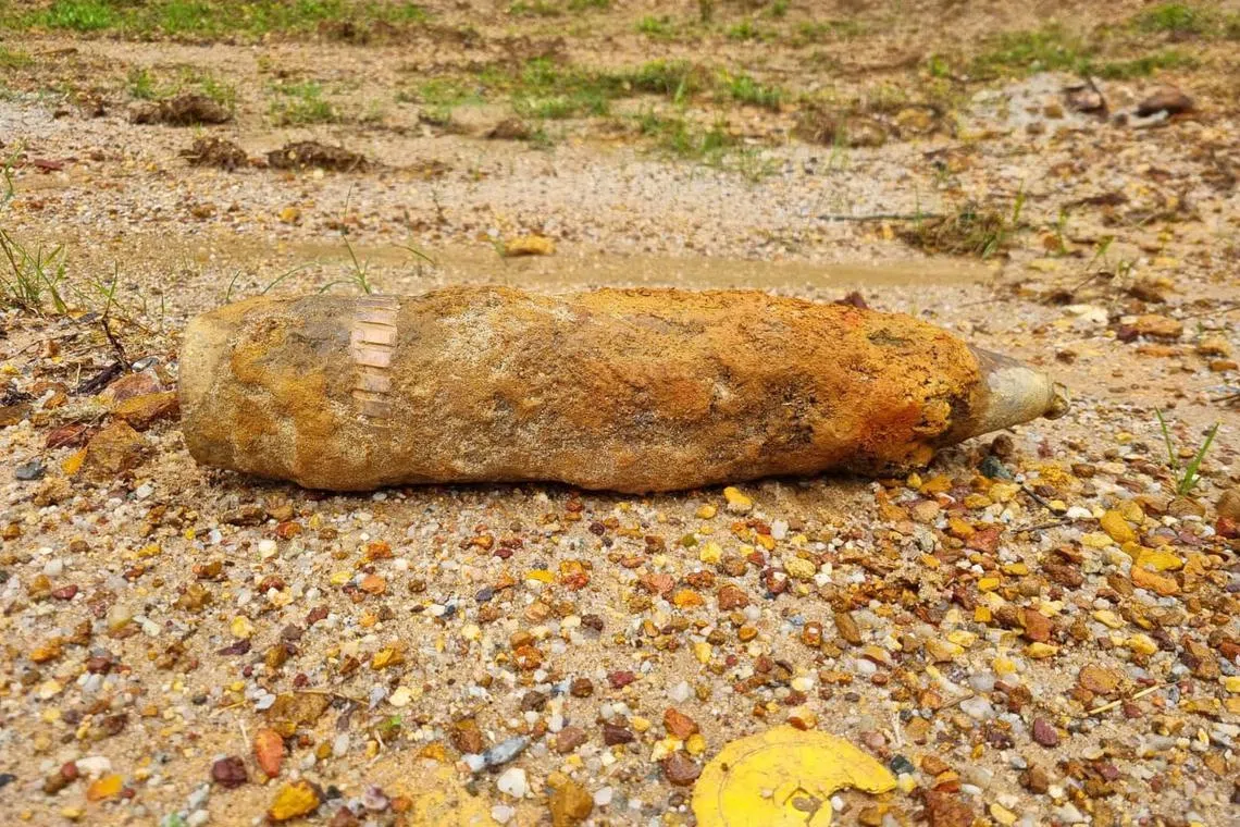 The police, who were alerted to a suspected war relic discovered at 239 Sime Road no Nov 21, said no danger was posed to the public.