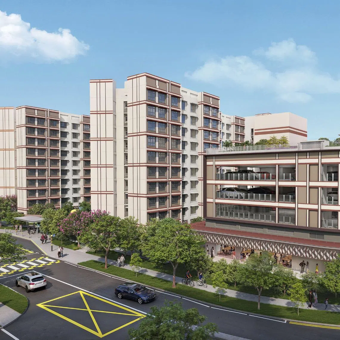The 284-unit Tampines Bliss in Tampines Avenue 2 and Tampines Street 22 will have the shortest wait at one year and 11 months.