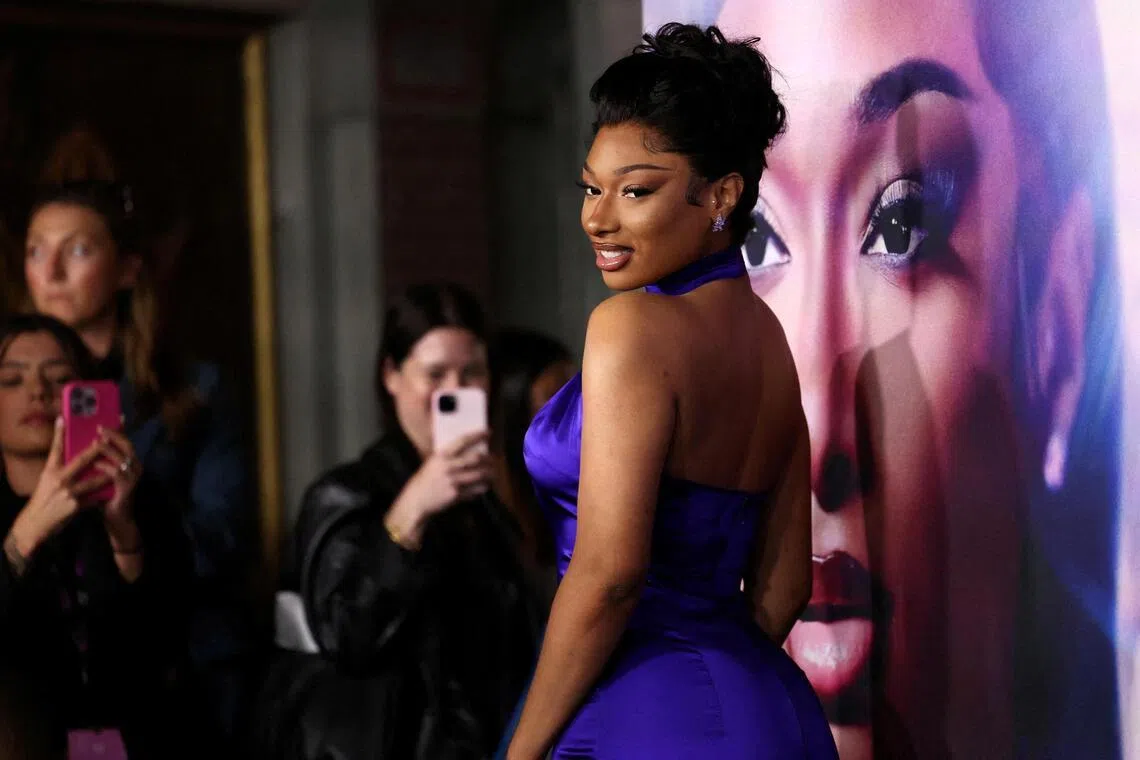 Rapper Megan Thee Stallion will play her final performance in Moulin Rouge! The Musical on May 1, 2026.