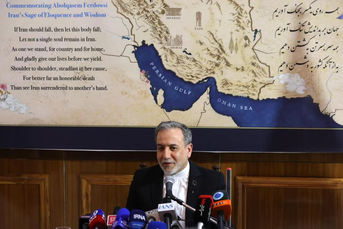 Iran's Foreign Minister Abbas Araghchi said in a call with UN Secretary-General Antonio Guterres that Tehran was engaged in the diplomatic process despite “repeated betrayals of diplomacy and military aggression against Iran, along with contradictory positions and repeated excessive demands” by the United States.