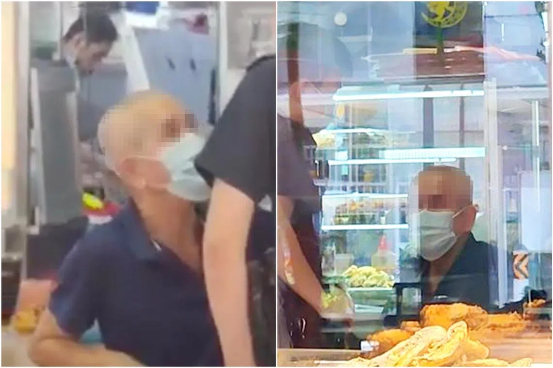 The man reportedly works as a cleaner at a coffee shop at Keat Hong Close.