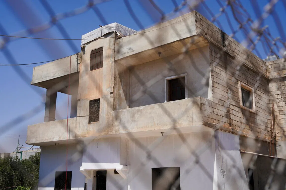 The building where US forces reportedly took part in a pre-dawn raid on Aug 20 that targeted a member of the Islamic State group.