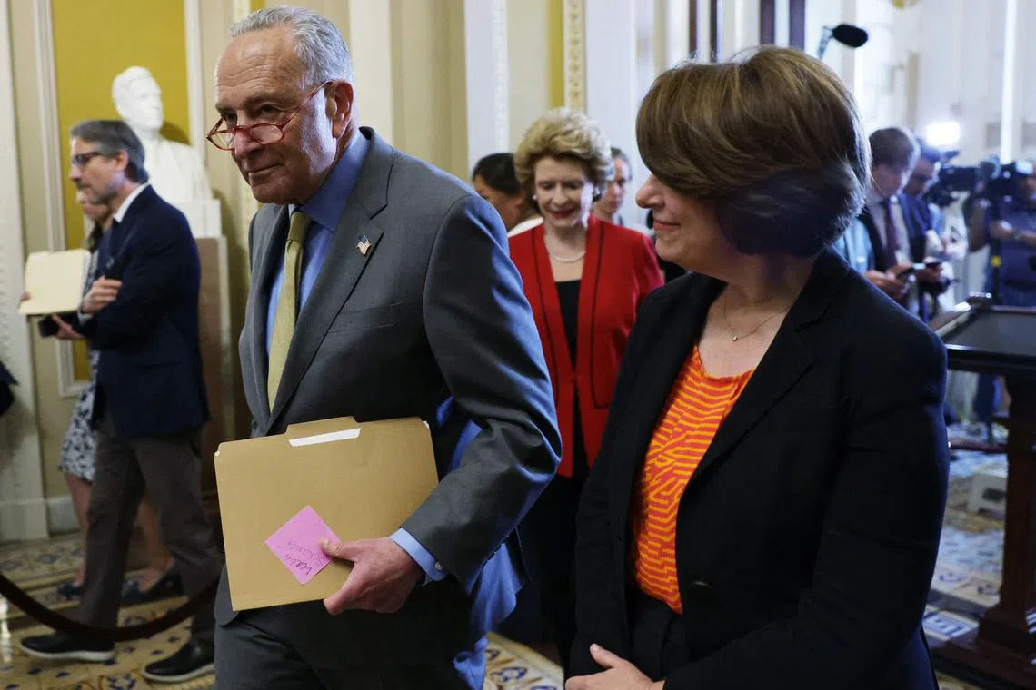 Senate Majority Leader Chuck Schumer has said he will move to bring the Bill to lift the US government’s debt ceiling to the floor as soon as possible.