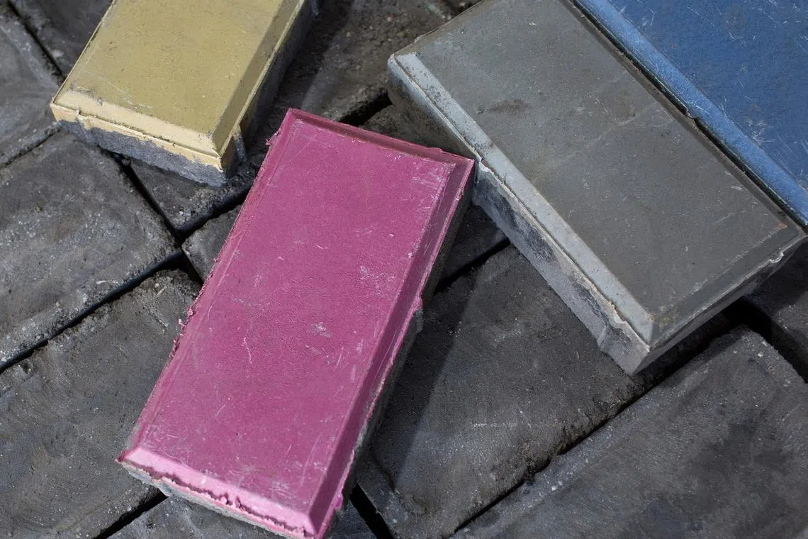 The tiles are sold to real estate developers and contracting companies for use in outdoor paving.